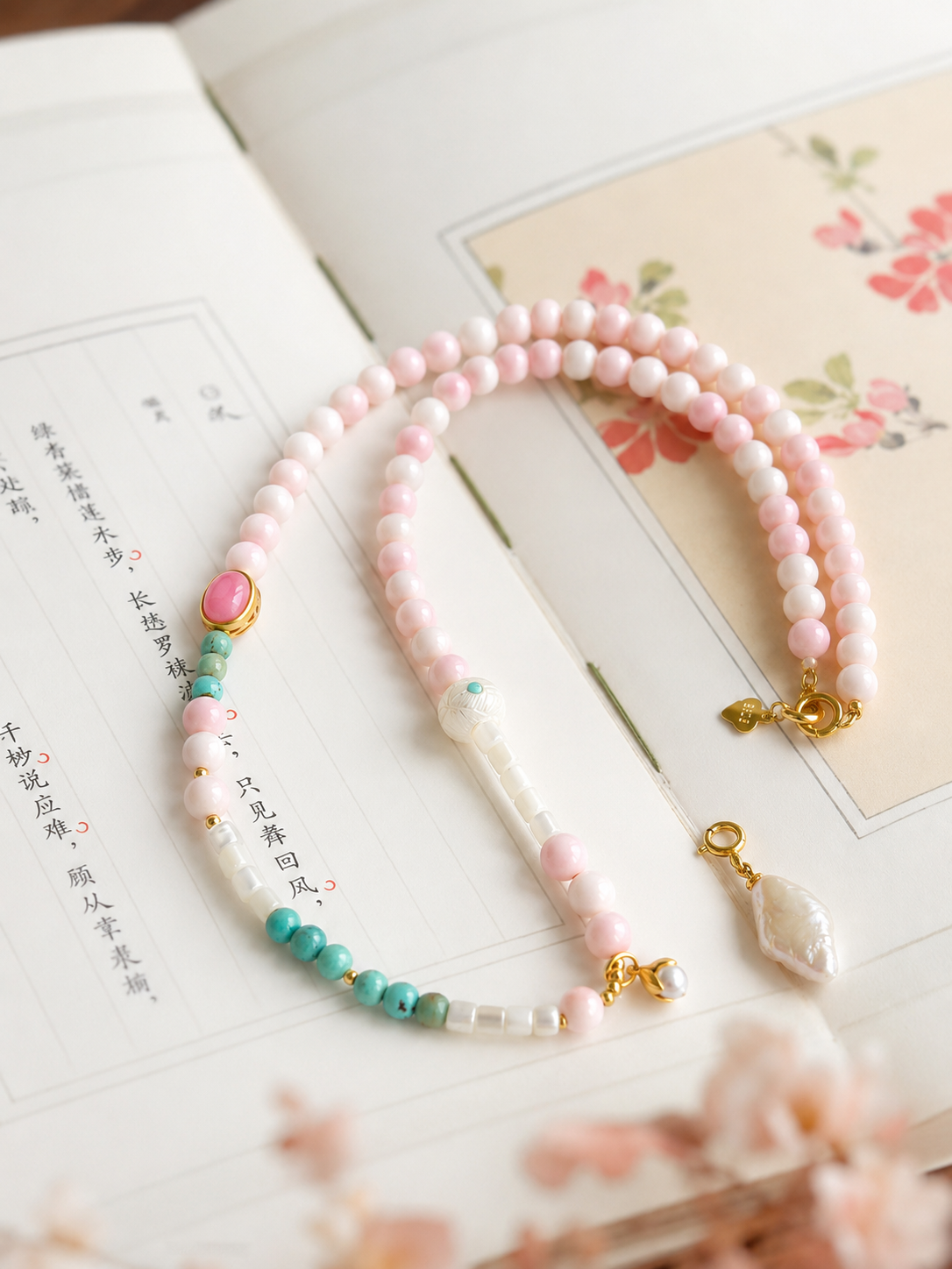 桃汐灵珠｜女王贝项链